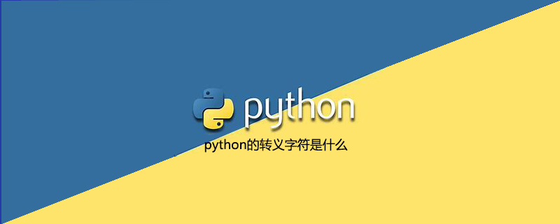 Python的转义字符是什么 Python学习网