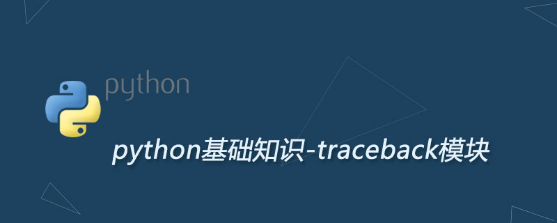 Python traceback模块：获取异常信息