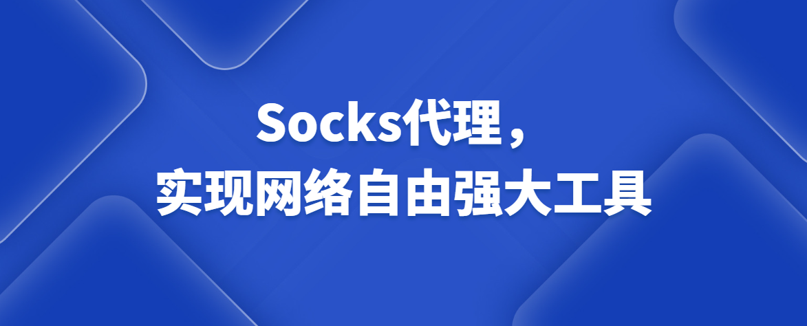 Socks代理，实现网络自由强大工具（ip代理供应商）