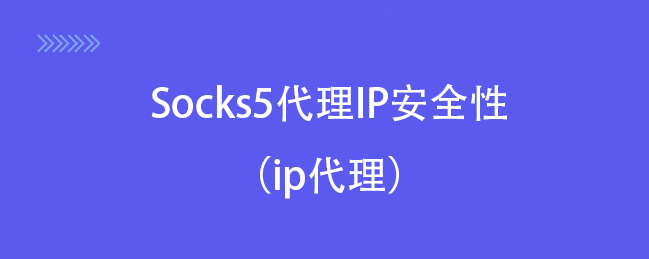 Socks5代理IP安全性（ip代理）